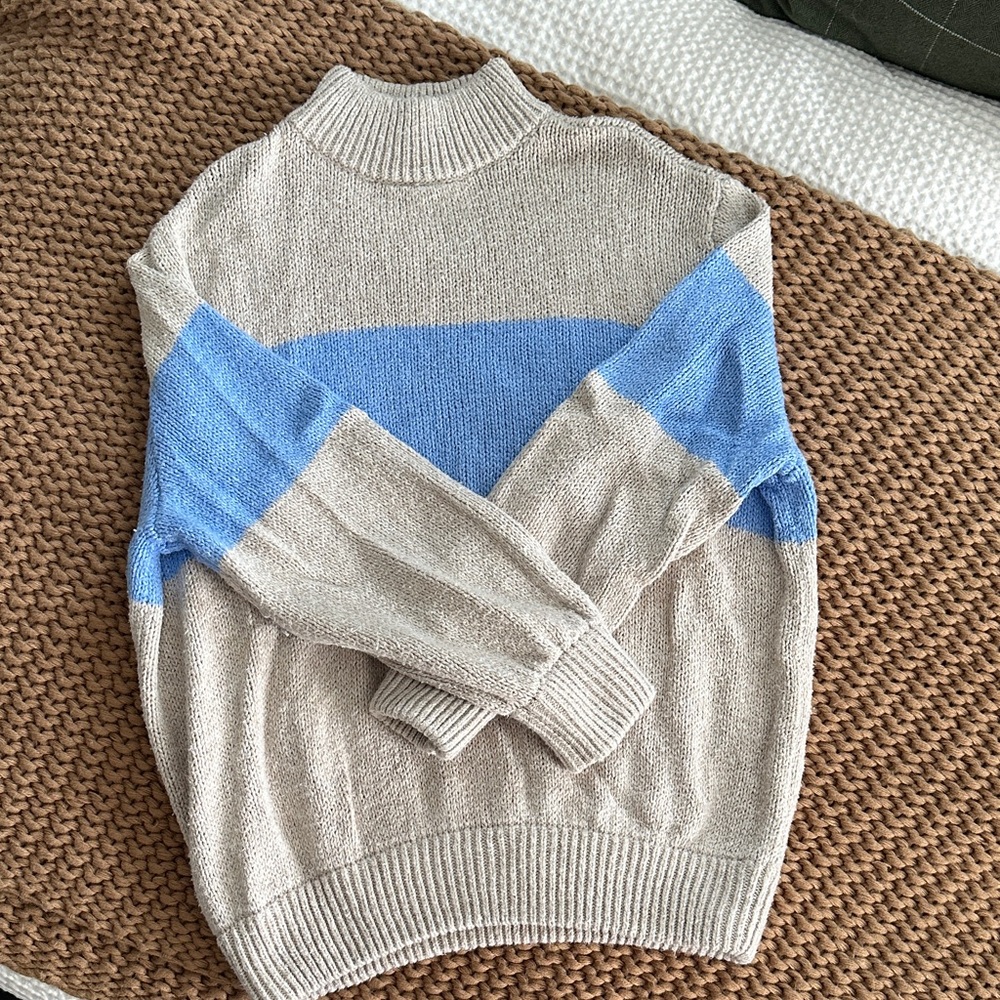 Aerie Cream Knit Sweater